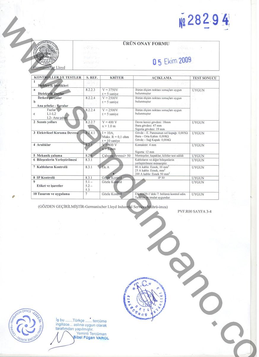 Ürün Onay Formu