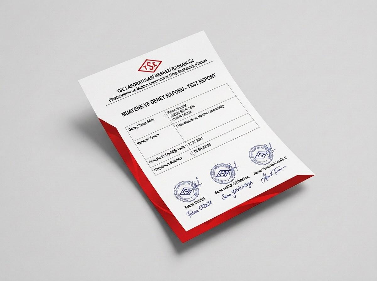 IP65 Sertifikaları